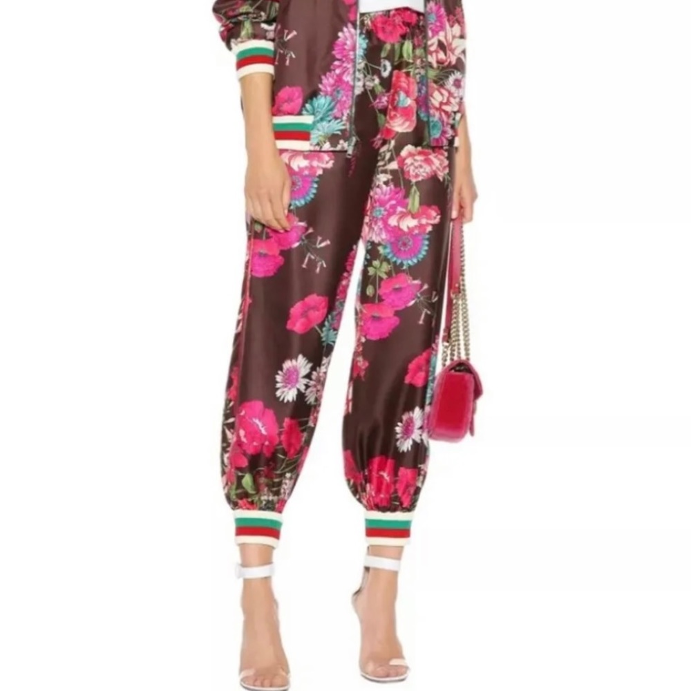 Gucci floral joggers